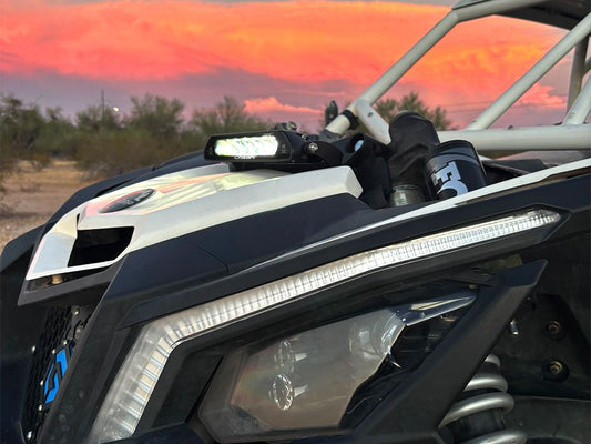 Can-Am Maverick X3 (2017+) - Support de barre lumineuse pour tour d'amortisseur (Linéaire-6)