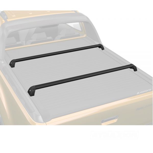RealTruck - Mountain Top Cargo carriers EVO in black for Ford & Volkswagen Ranger Wildtrak + Thunder 11-22 & Ranger Raptor 19-22 & Amarok Aventura - Per pair