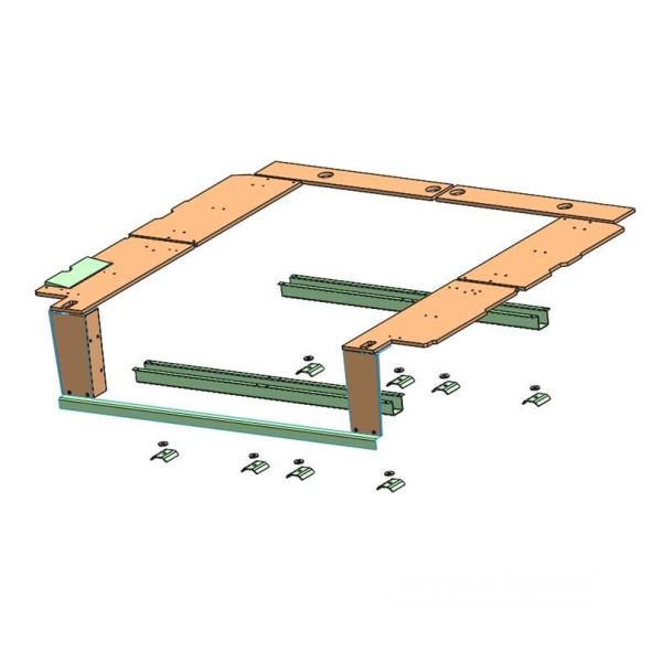 ARB Outback side floor kit for VW Amarok (23-) (Or Ranger/Raptor without bedliner))