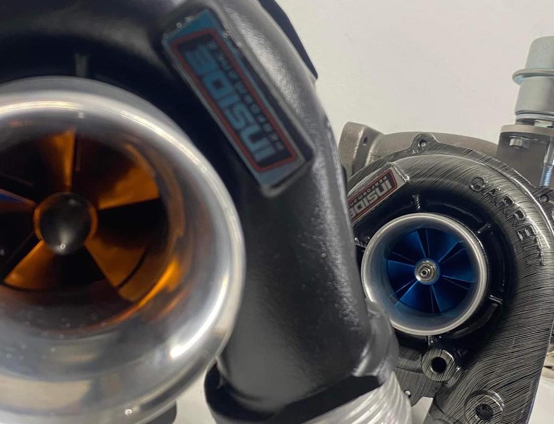 Turbo chargers inside