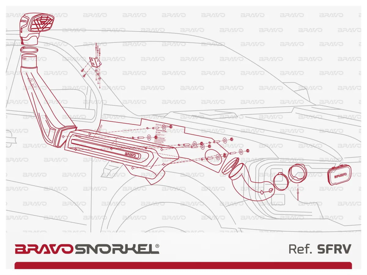 BRAVO SNORKEL FORD RANGER RAPTOR (2023 - )