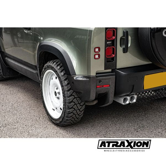 Pare-chocs arrière en carbone apparent pour Land Rover Defender 90/110