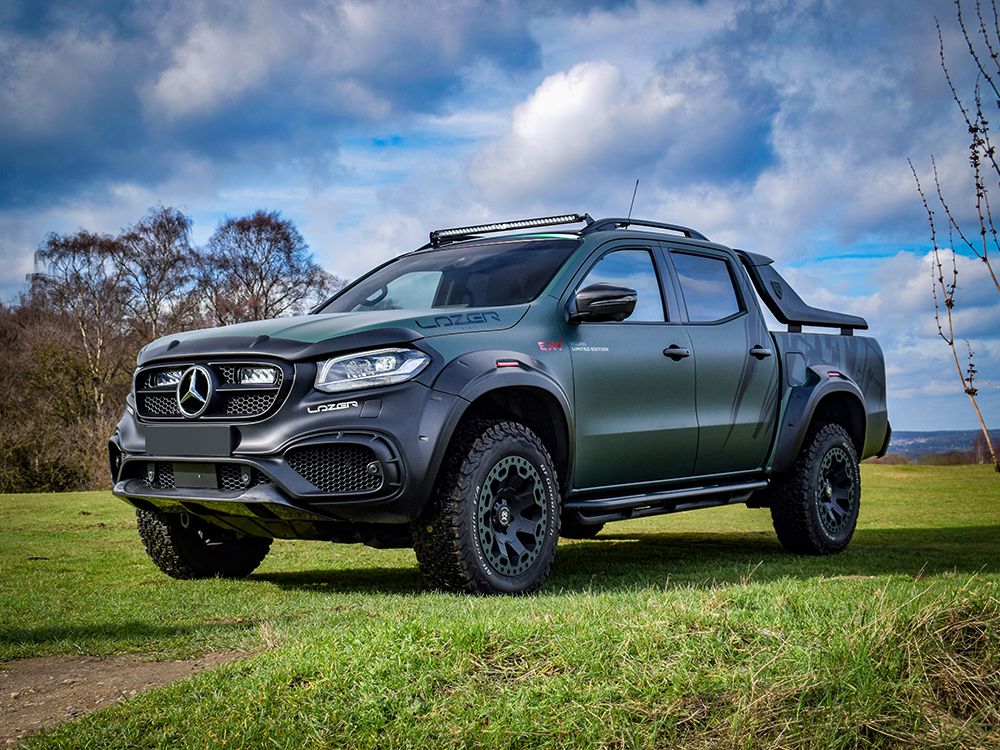 Kit de montage sur toit Mercedes Classe X (avec rails de toit)