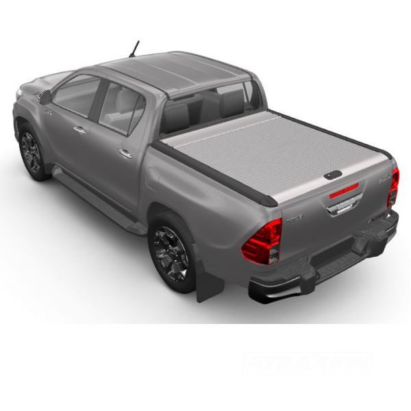 RealTruck - Mountain Top MTR Rollcover in silver for Toyota Hilux XC (16-)
