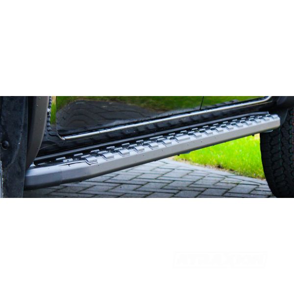 Ruuud black aluminium NS-Style sidestep for Ranger/Amarok (23-) (DC!)