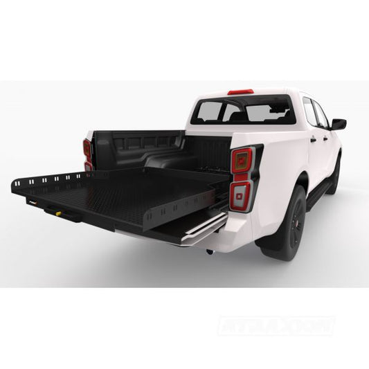 Ruuud NON DRILLING! Sliding tray Toyota Hilux DC (without or with OE plastic bedliner) (2015+)