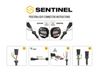 Sentinel 9'' Elite avec feu de position (noir)