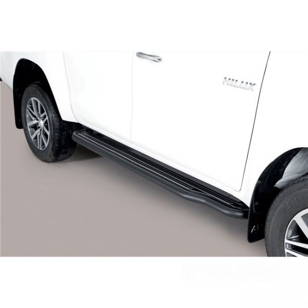 Misutonida black aluminium sidestep for Hilux ( 16 - ) (DC!)