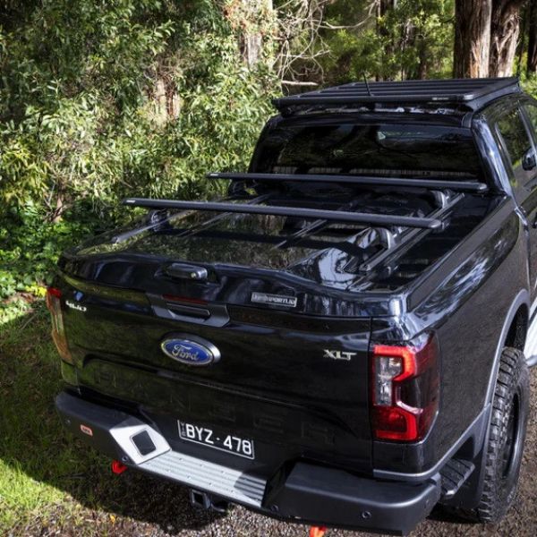 ARB Sportlid V in PRIMER for Ford Ranger & Ranger Raptor DC (23-) Contact us for installing with OE plastic spoiler - Add 176014 for interior light & central locking
