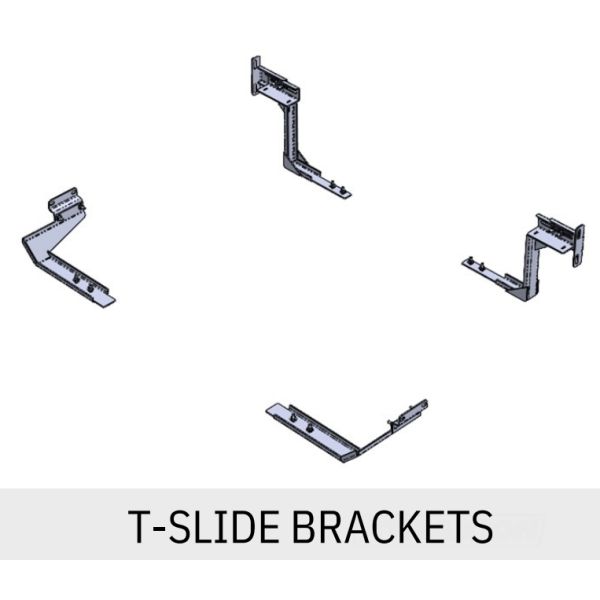 Ruuud brackets For installing with rollcover Ford Ranger (Raptor) & VW Amarok (23-)