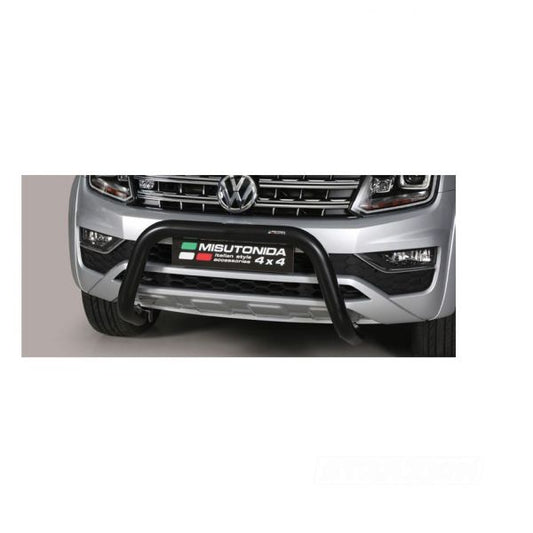 Misutonida inox in black coating Bullbar 76mm for Amarok (Highline/V6) ( 10- & 16-) -EU -cert