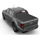 RealTruck - Mountain Top EVOm Manual Rollcover in black for Ford Ranger Wildtrak 11-22 & Ranger Raptor 18-22 DC - Incl locking bracket for tailgate