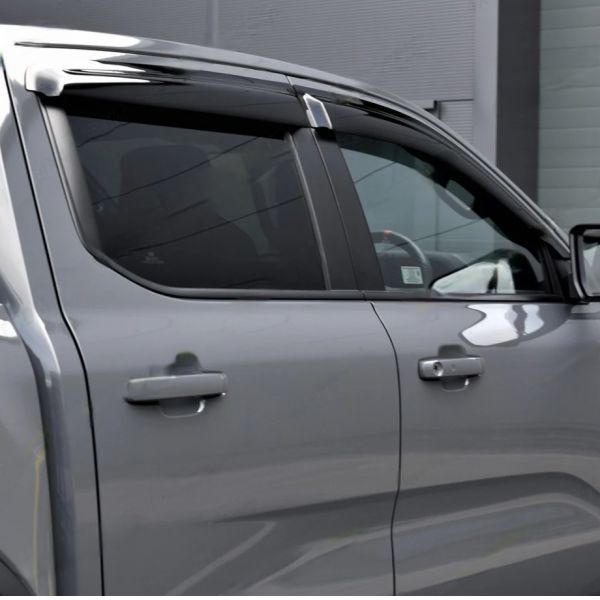 EGR Smoked winddeflectors for Ford & VW Ranger/Raptor & Amarok (23-) (front+rear)